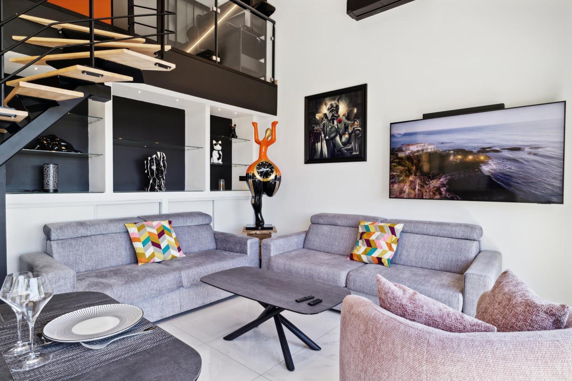 Duplex Villa Les Pins 89M2 Et Terrasse 30M2 昂蒂布 外观 照片